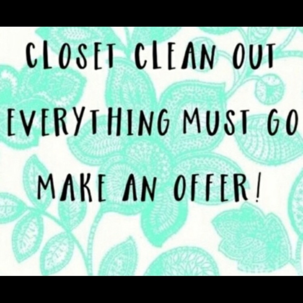 5 day sale!! Everything must go by the weekend!